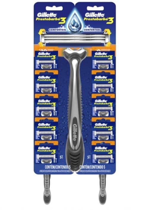 PRESTOBARBA 3 FILOS REGULAR GUILLETTE