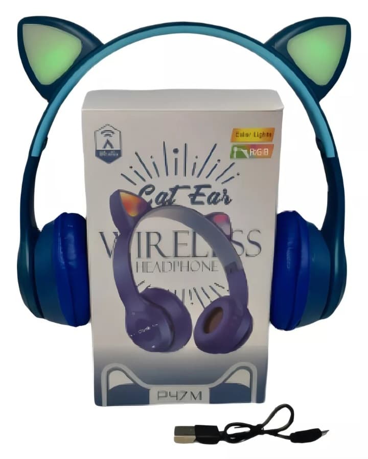 Auricular Vincha Gatito c/ Luz