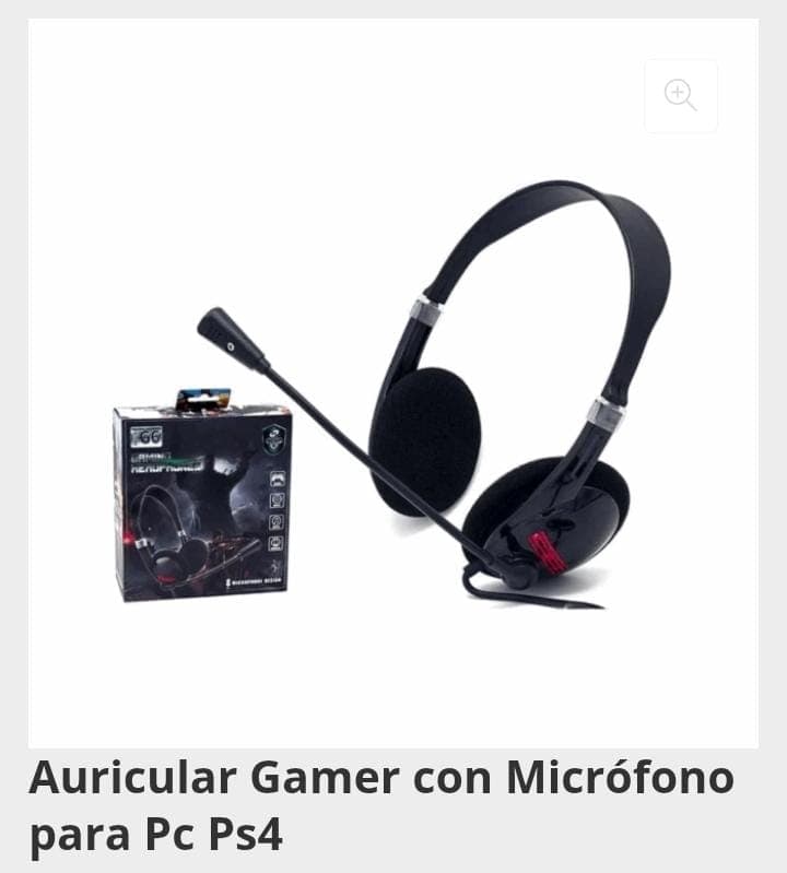 Auricular Gamer para PC Ps4