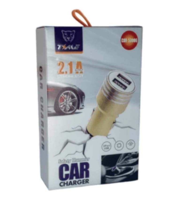 Cargador de Auto 2 usb 2.1A