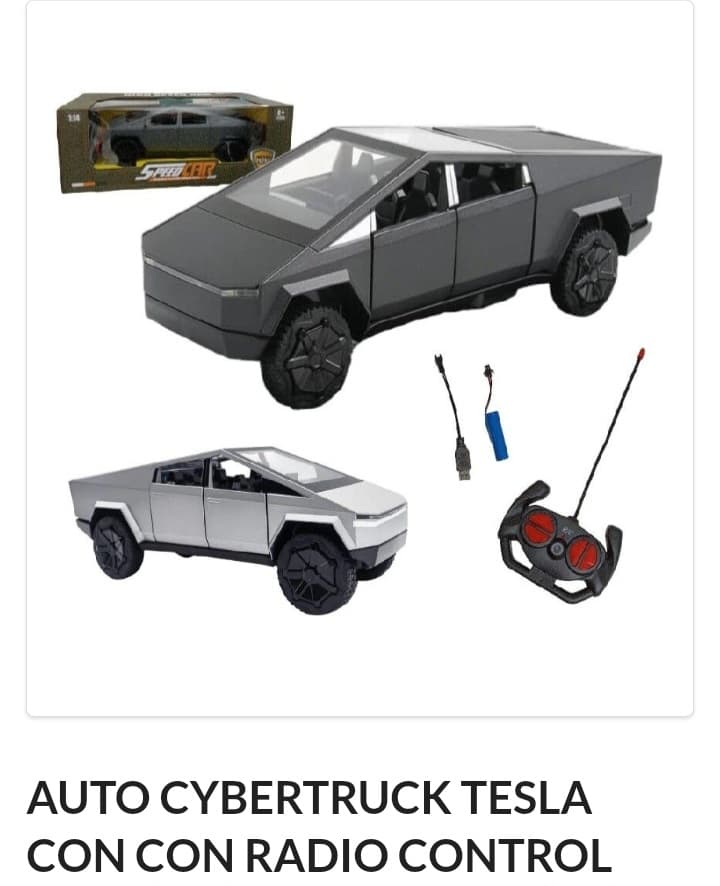 Auto Tesla control remoto Recargable