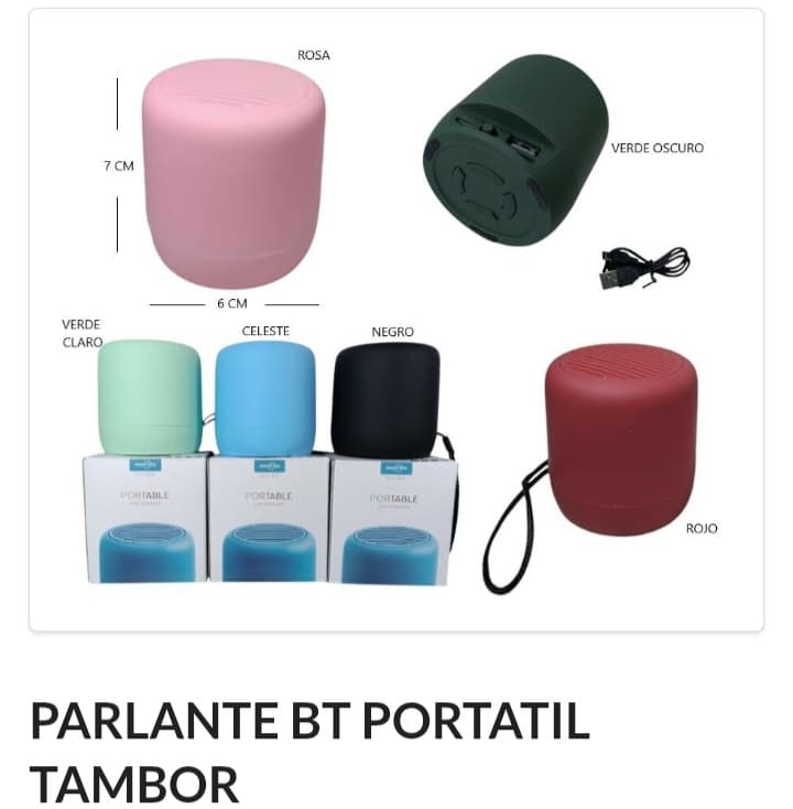 Parlante Bluetooth Tambor
