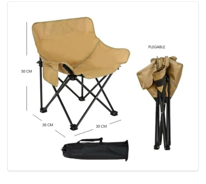 Silla de camping plegable