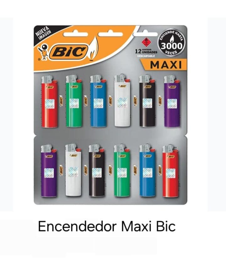 Encendedor Maxi Bix x12