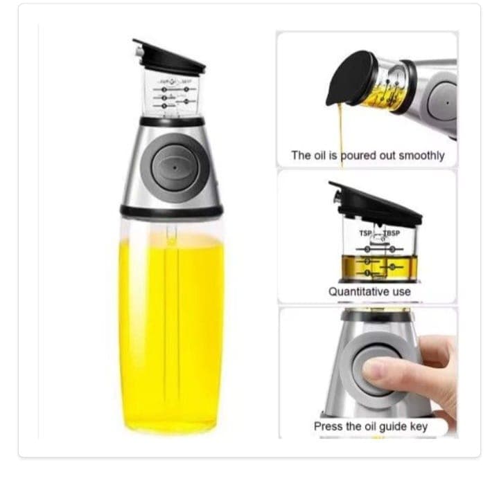Aceitero dispenser con medidor