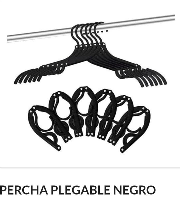Percha plegable