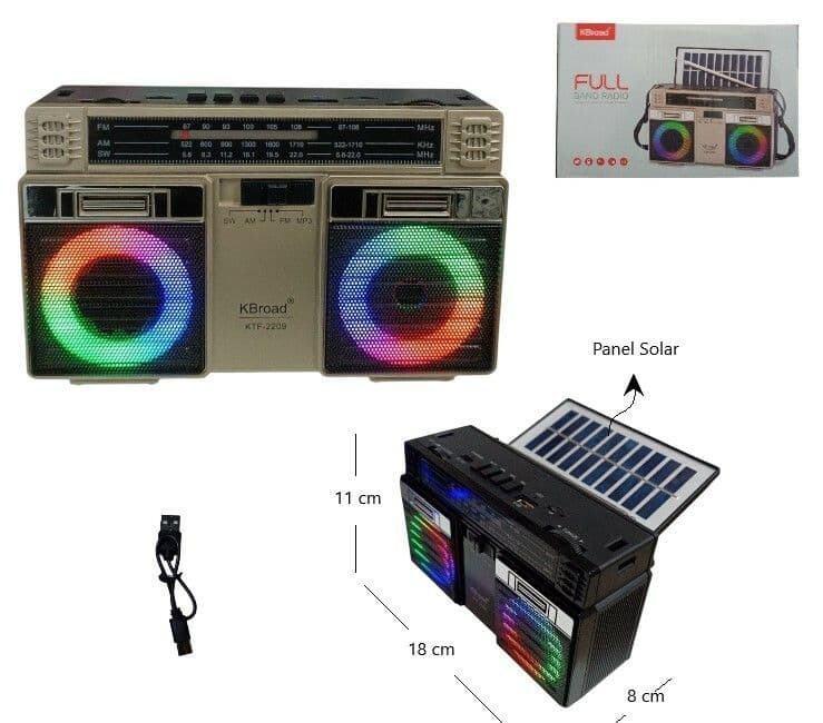 Radio con Panel Solar 2209
