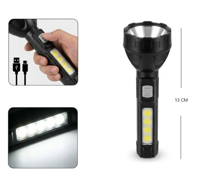 Linterna Recargable USB tipo C